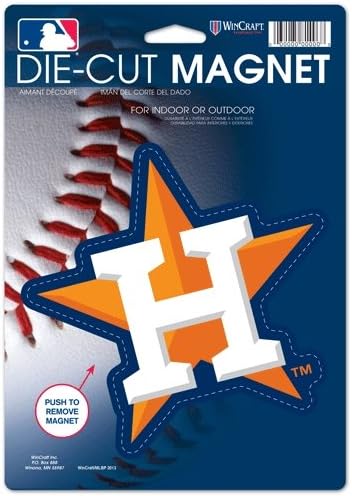 Wincraft MLB Astros Houston 82582013 meurent Aimant Logo coupé, Petit, Noir
