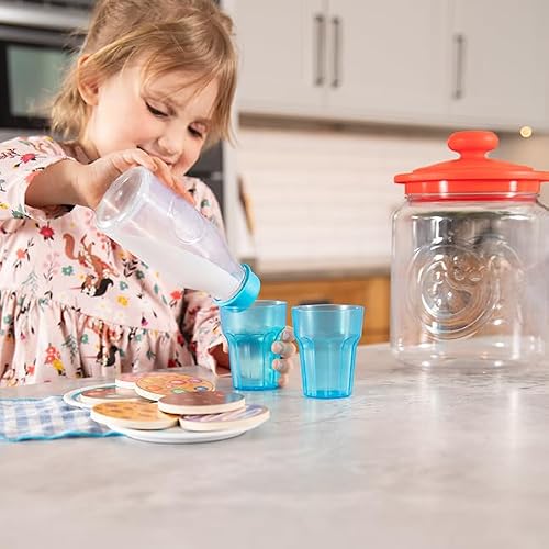 Fat Brain Toys Pretendables Milk and Cookies Set - Pretendables Milk and Cookies Set - NEW Pretend Play & Imaginative Play for Ages 3 to 10 - Image 3