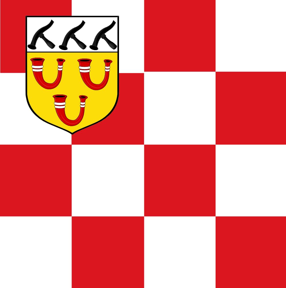 Drapeau Loon op Zand vlag 1935 grand format pour municipalité hollandaise