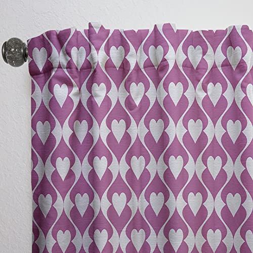 Rideaux à Motif rétro Abstrait VIII DesignQ isolants - 7