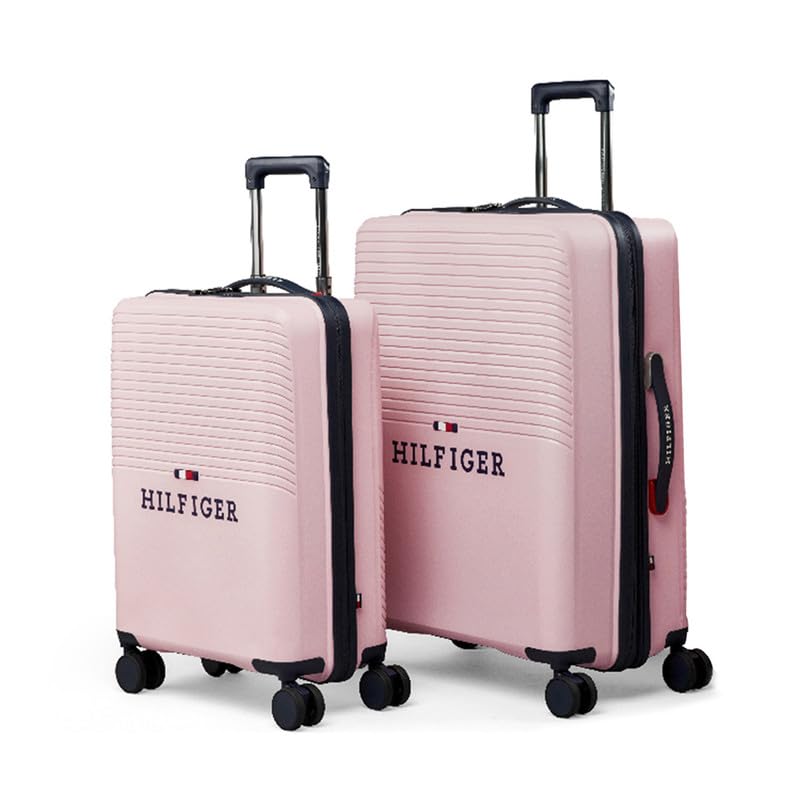 Tommy Hilfiger Luggage Set of 2 (Small & Mid) Mckinley – Pink | Trolley Bags with TSA Lock | 360° Spinner Wheels | Telescopic Handle | Water Resistance | Polypropylene Hardshell Suitcase Tommy Hilfiger Luggage Set of 2 (Small & Mid) Mckinley – Pink | Trolley Bags with TSA Lock | 360° Spinner Wheels | Telescopic Handle | Water Resistance | Polypropylene Hardshell Suitcase