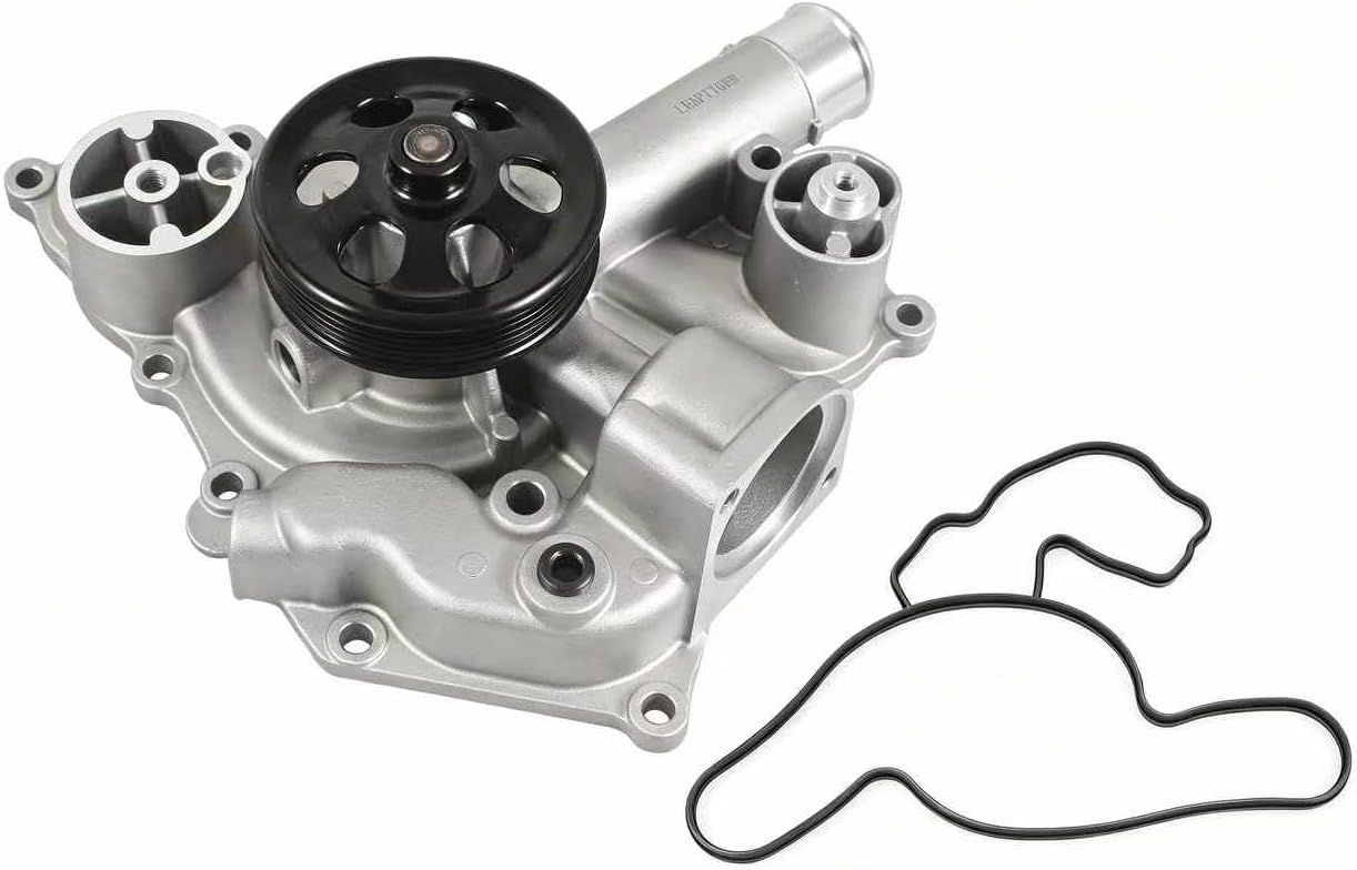 AW6653 HEMI Water Pump Assembly with Gasket, Compatible with 2011-2020 Dodge Charger Challenger Chrysler 300 Durango Ram 1500 Jeep Grand Cherokee 5.7L 6.4L V8, Replaces 68346915AA 53022340AH