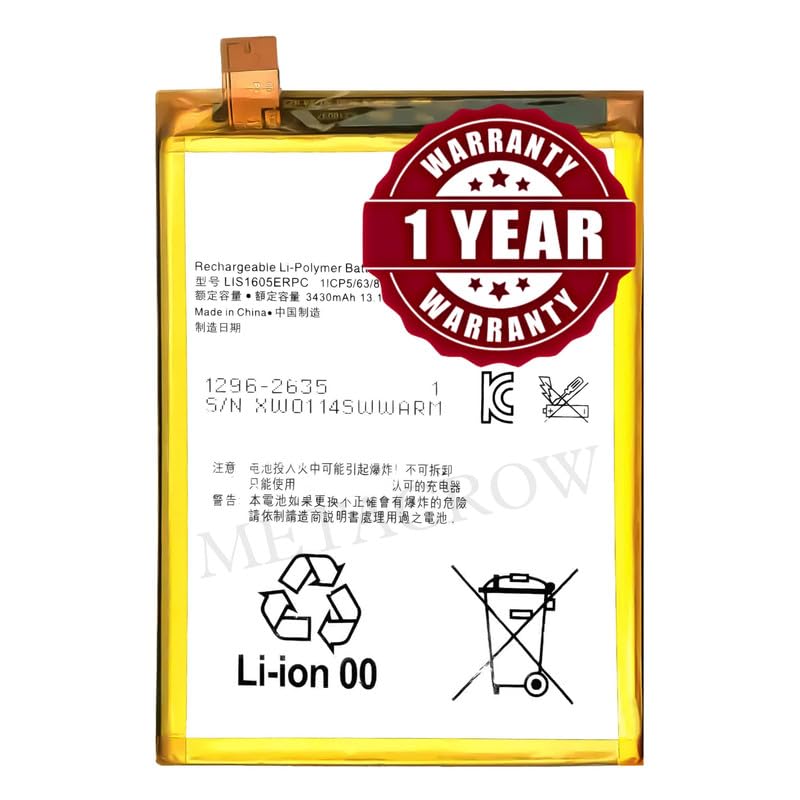 Image of Original LIS1605ERPC Battery Compatible for Xperia Z5 Premium (E6853, SO-03H) | Xperia Z5 Premium Dual (E6833, E6883) - (3430mAh) - 1 Year Warranty JK1