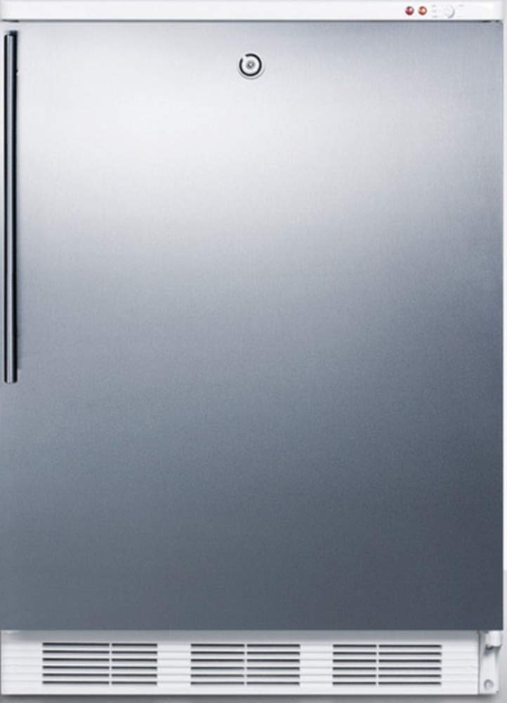 Summit VT65ML7BISSHV Upright Freezer, Stainless Steel on Fridge.com