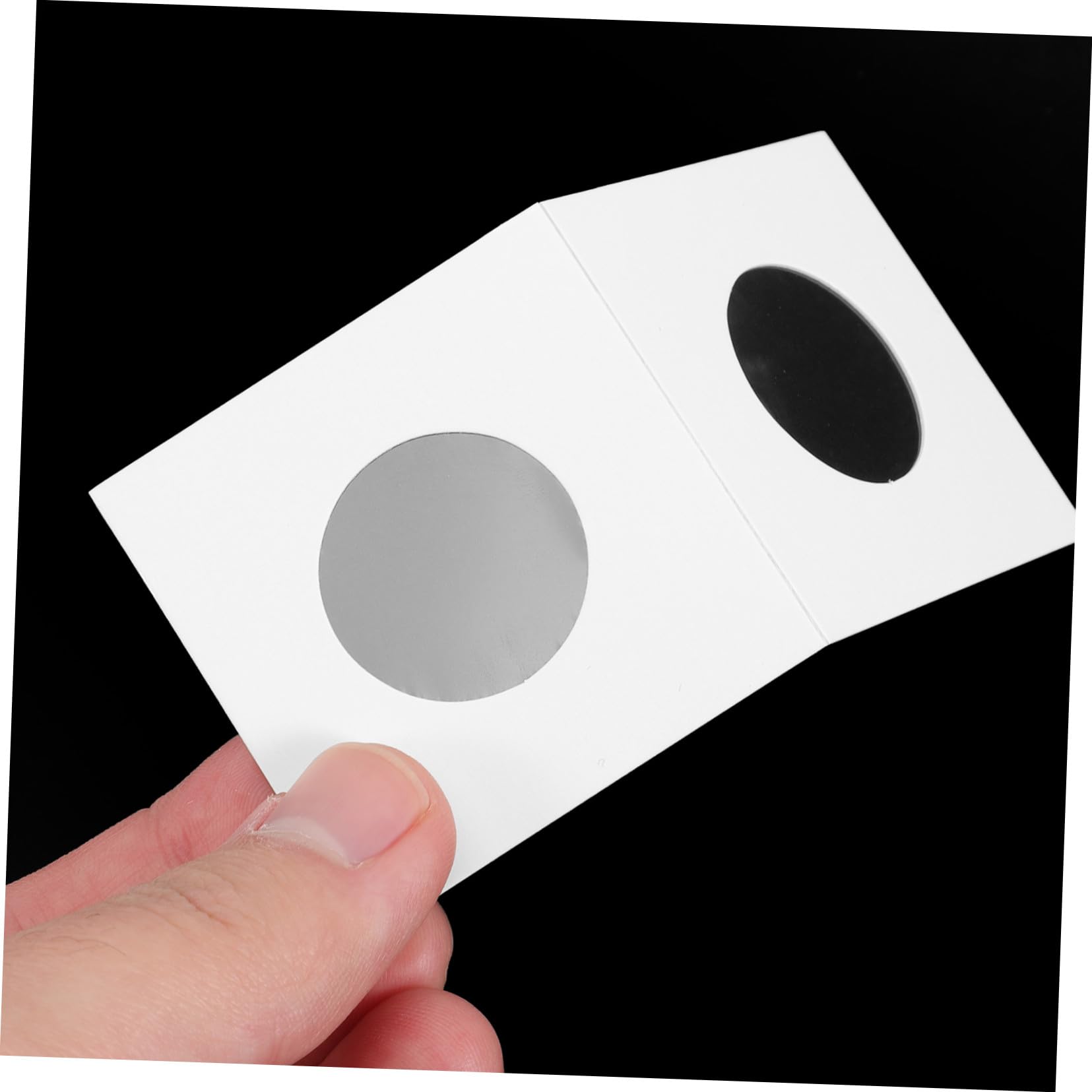 Coin Flips 400 Pezzi in Carta Bianco per Monete 17, 5-31, 5mm