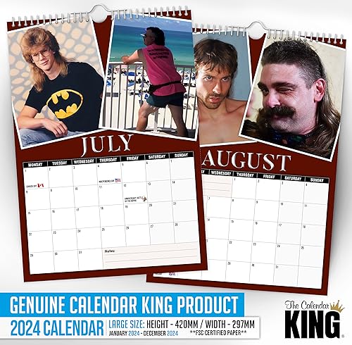 The Calendar King CAL_ANG_35_FBA World'S Greatest Mullets - 2024 Wall Calendar thumb #5