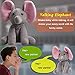 YOEGO Talking Toy, Plush Elephant Cute Sound Effects with Repeats Your Said Voice, Best Buddy for Kids Gift