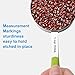 Bopei Measuring Cups and Spoons Set Stainless Steel 10 Piece for Cooking and Baking