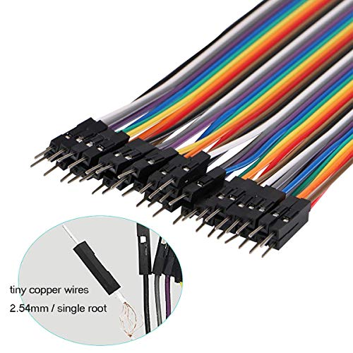 Image of REES52 10Pcs SG90 Micro Servo Motor 9G Servo with 120pcs Multicolored Dupont Wire 40pin Male to Female, 40pin Male to Male, 40pin Female to Female Breadboard Jumper Wires for Arduino