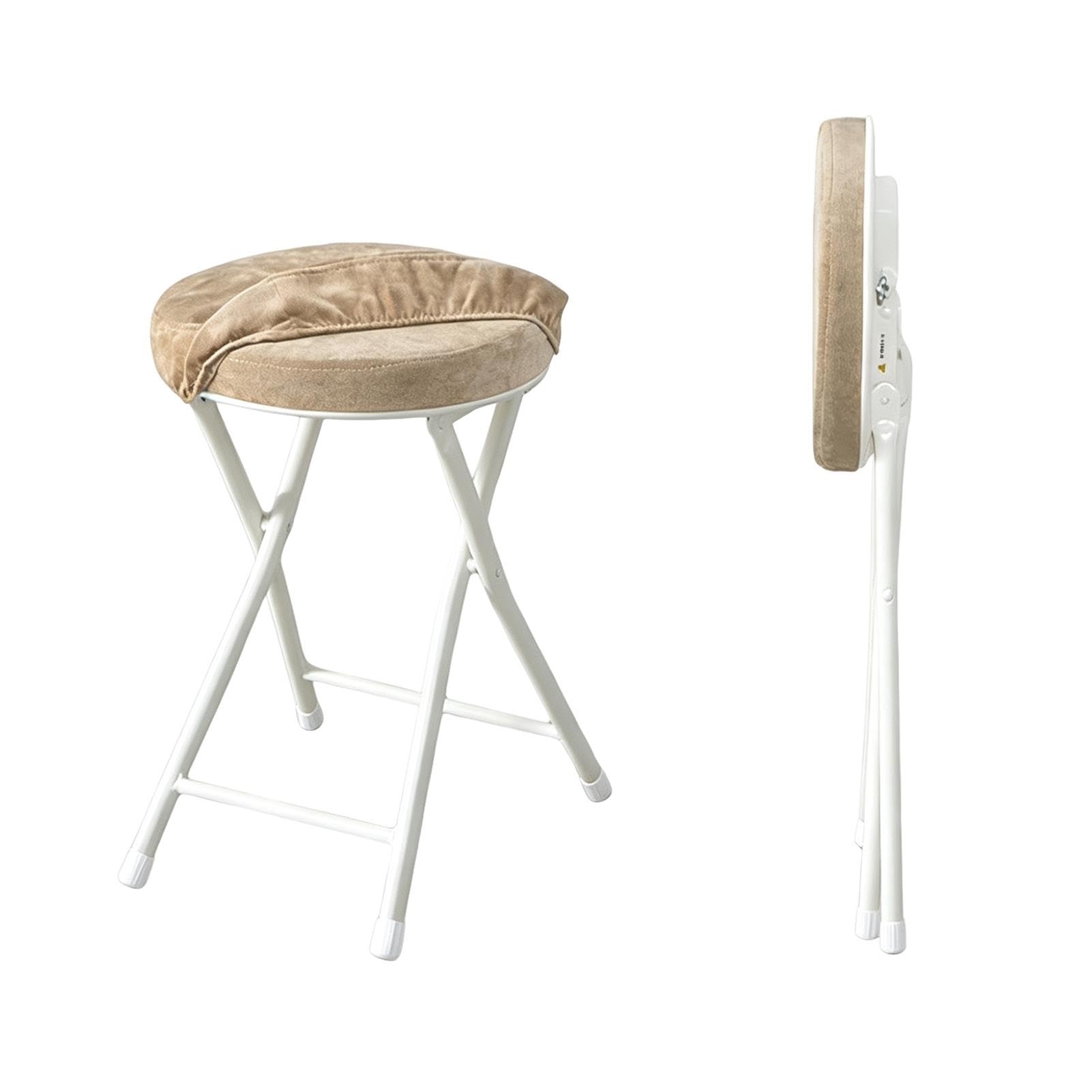 Sgabello da Bar Pieghevole, Seggiolone, Imbottito Portatile da Bancone