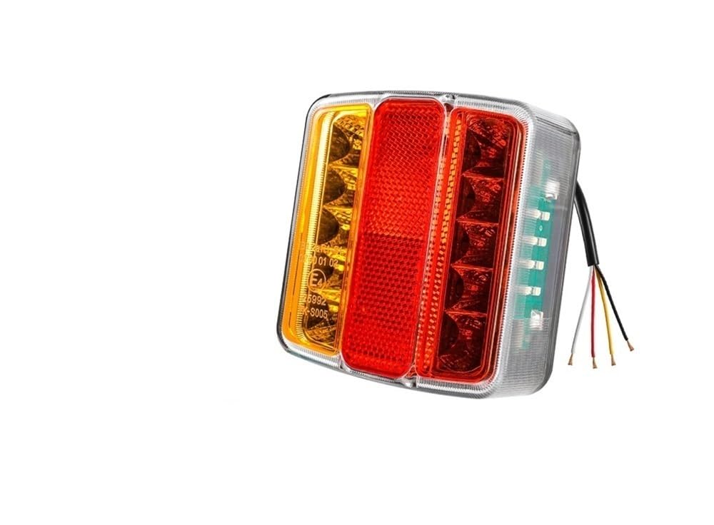 Indicatori Direzione Luci Posteriori Rimorchio A LED Da 2 Pezzi Indicatore Direzione Freno Camion Indicatore Direzione Posteriore Per Camion, Roulotte, Furgone, Barca 12V