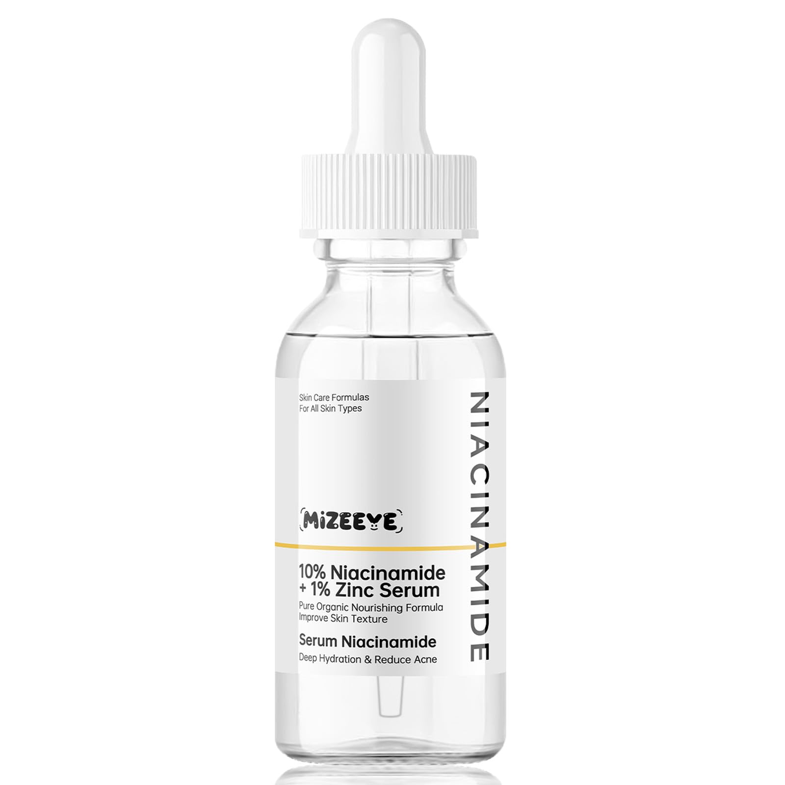 Niacinamide 10% + Zinc 1% Face Serum for Girls & Women, Moisturizing Niacinamide Serum for Acne, Redness.