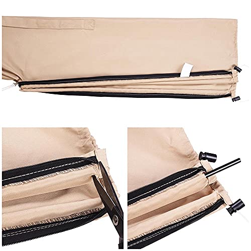 Yescom Portable Patio Umbrella Protective Cover Carry Bag Sew-In Wands Quick Removal Water Resistant Polyester 10Ft-13Ft #TOP5