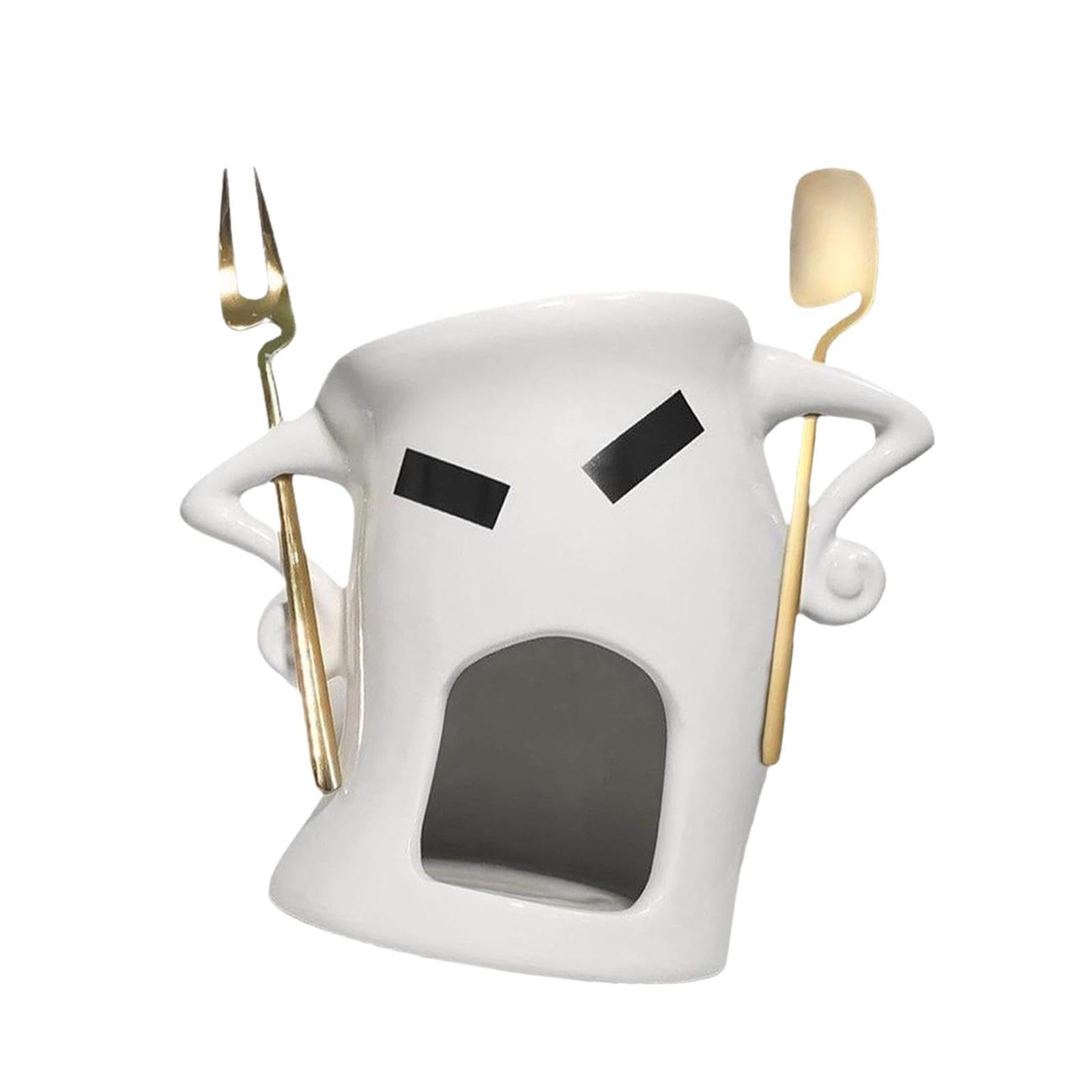 Mini Mugs En Céramique Pour Fondue Au Chocolat Avec,Blanc