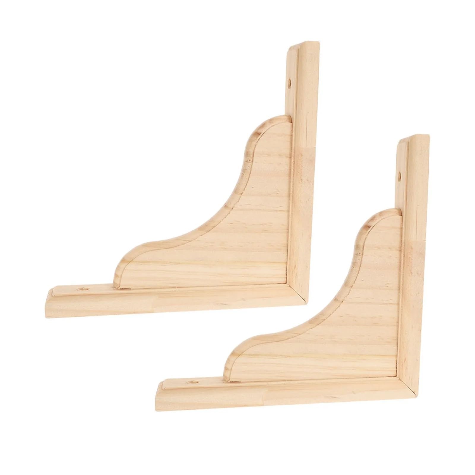 2Pcs Triangle Wall Shelf Brackets for Floating Shelves