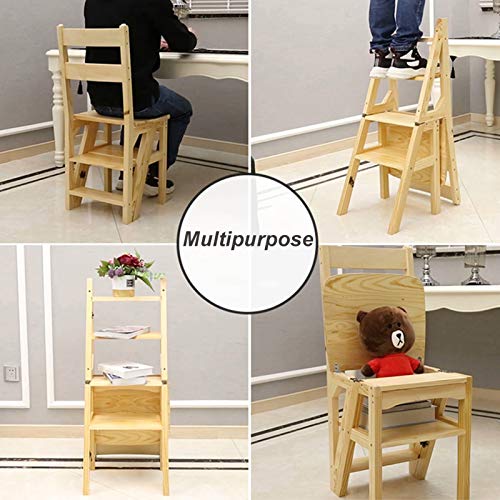 Taburete de escalera plegable para el hogar que soluciona la falta de espacio 7