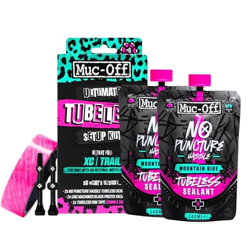 Muc-Off Ultimate Tubeless Setup Kit - Kit Sellador de Neumáticos para...