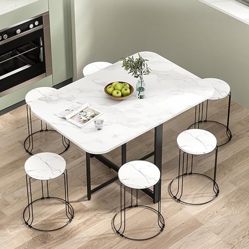 Table à manger pliante pour petits espaces et cuisine gain de place