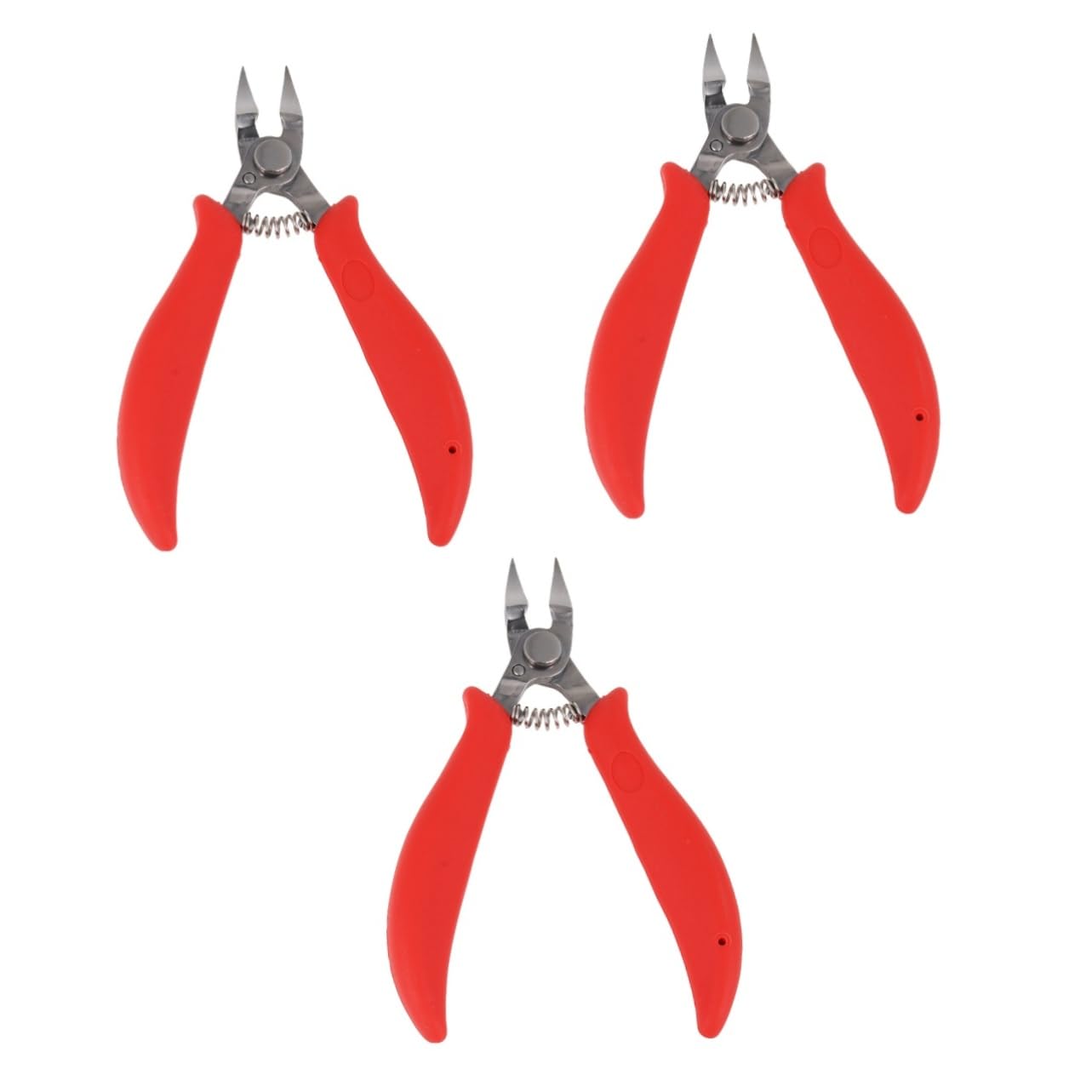 FRCOLOR 3pezzi Professionale Di Forbicine Per Cuticole Acciaio Inossidabile Utensile Da Manicure e Pedicure Per Unghie Incarnite e Delle Cuticole Per Uso Domestico e Saloni Professionali
