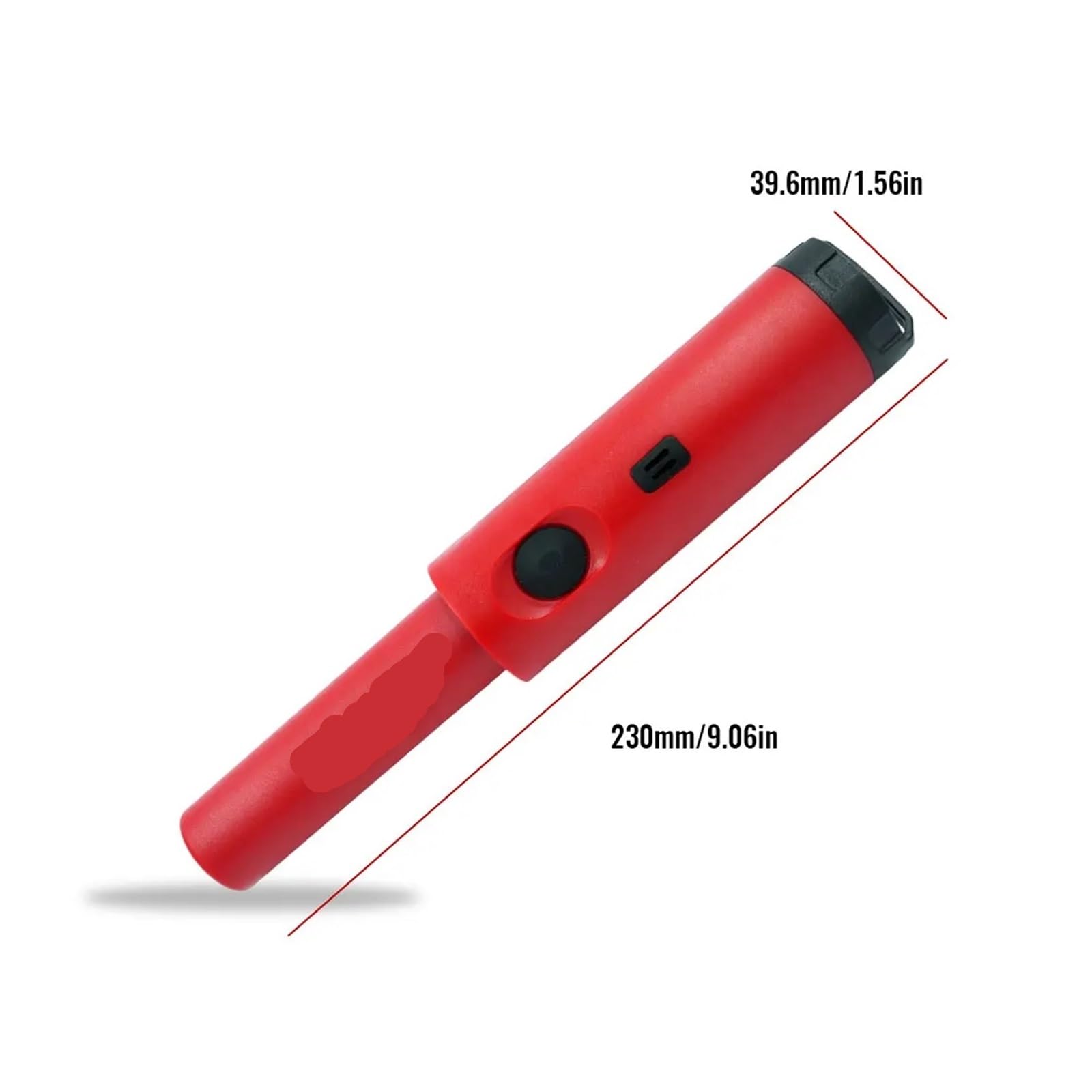 Détecteur de Métaux, Détecteur de métaux Portable Haute sensibilité TC-101, Tige positionnement avec Anti(Zwart)