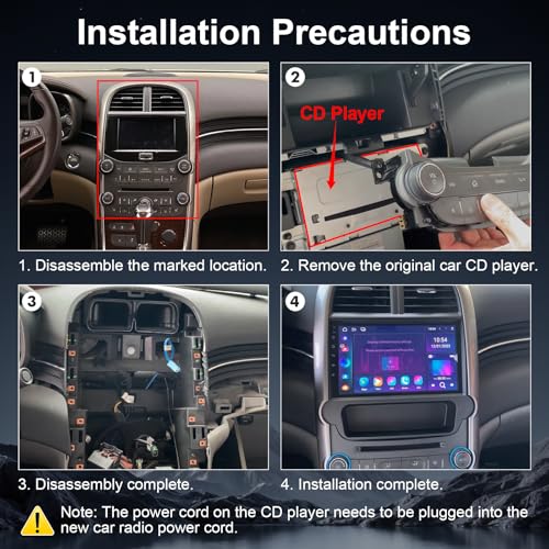 Radio Android 14 9" IPS Touchscreen para Chevrolet Malibu miniatura 4