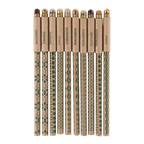 Image of GIFTONETREE Eco Friendly Plantable Seed Pens | Return Gift | Corporate Gifting | Best for Distributing in School (Loose Multi-Design Pen, 40, count)