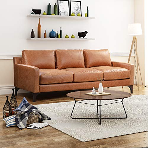 POLY & BARK Sorrento Sofa in FullGrain PureAniline Italian Leather