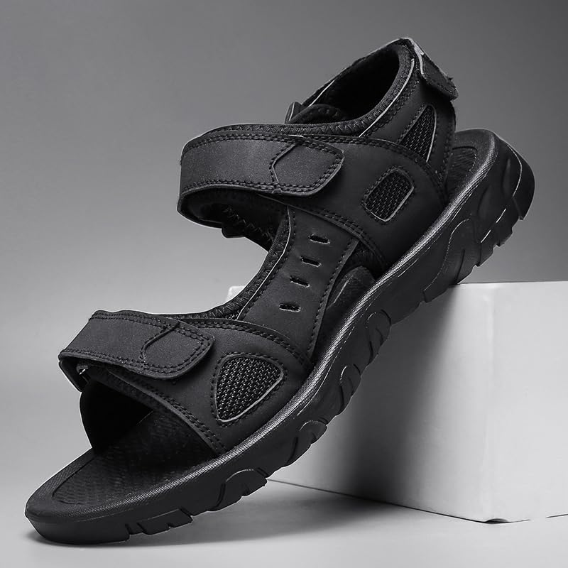Men's Sport Sandals Waterproof Open Toe Outdoor Beach Fisherman Sandals for Men Water Shoes Summer Lightweight Casual Sandals Walking Hiking4
