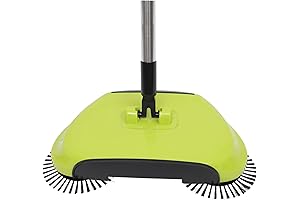 3 in 1 Push Broom, Carpet Sweeper and Dustpan