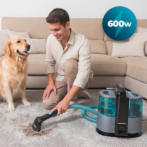 Cecotec Polsterreiniger Conga 4000 Carpet&Spot Clean XL Neo. 3-in-1 Funktion, 600 W, starke 14 kPa Saugkraft, 1,5 L Frischwassertank… – Ansicht 3