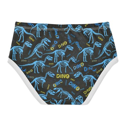 Dinosaur Skeletons Toddler Girls's Underwear 2T 202c18282