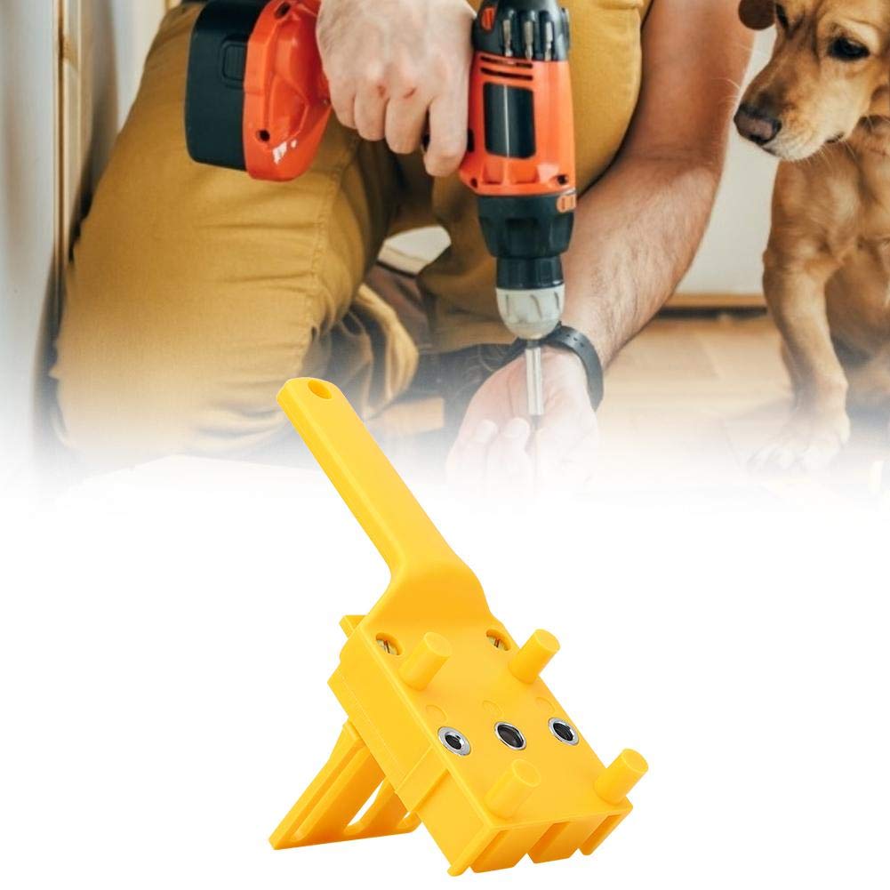 Perforated Drill Guide, Drill Location, Easy to calibrate for Drilling rig(Yellow)