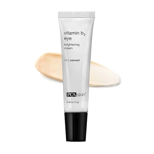 PCA SKIN Crema iluminadora de ojos con vitamina B3, abrillantador de ojos para ojos brillantes, ojeras, arrugas y tonos desiguales de la piel, crema