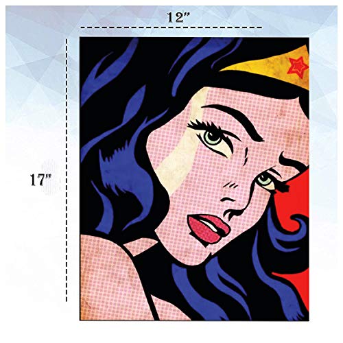 Image of Tallenge - Set of 10 Roy Lichtenstein - Small Poster Paper (Paper, 12 x 12 inches, Multicolour)