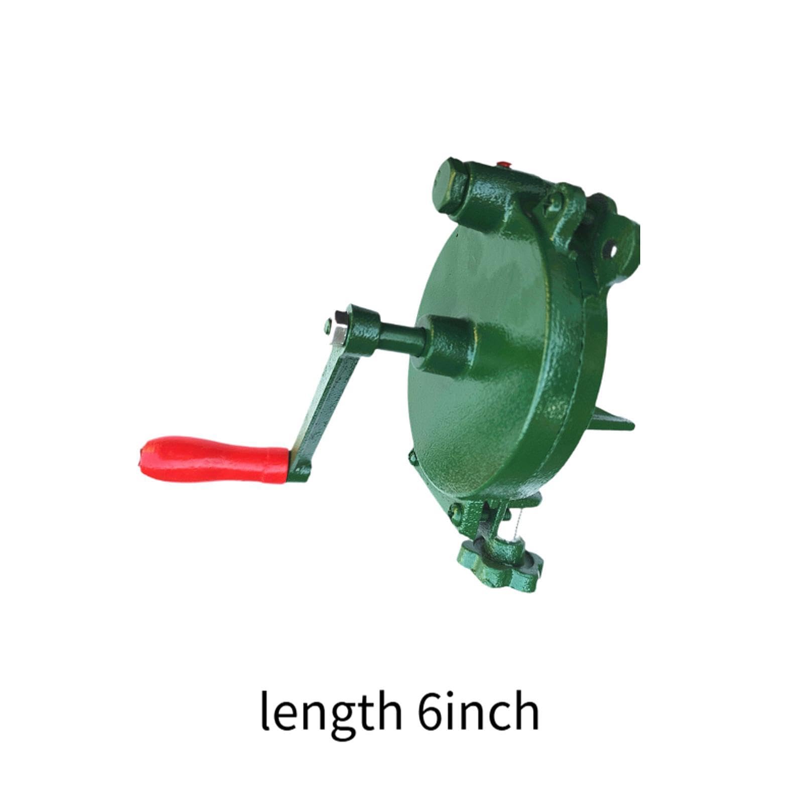 Milageto Herramienta de afilador de máquina de molienda de arranque a mano práctica, resistente al desgaste, múltiples usos múltiples fáciles de usar Manual de, 6 Inch