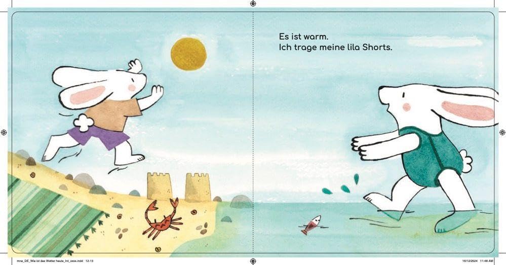 Wie ist das Wetter heute?: oder: Was ziehe ich heute an? Ein wunderbares erstes Bilderbuch über das Wetter und die Wahl der passenden Kleidung.