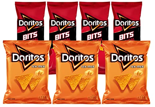 Pack Doritos Tex-Mex 3x140gr, Doritos Bits BBQ 4x115gr