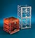 Plas-Labs 861-CGA Acrylic Desiccator Cabinet, 2 Chambers, 4 Shelves, 12" Width x 12" Length x 24" Height, Amber