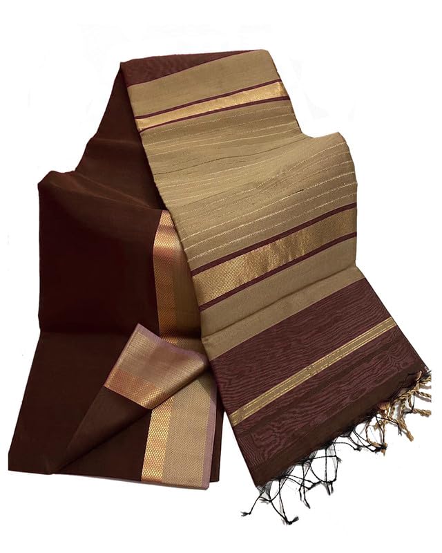 Daulas | Tussar Cotton Silk Designer Bhagalpuri Handloom Saree