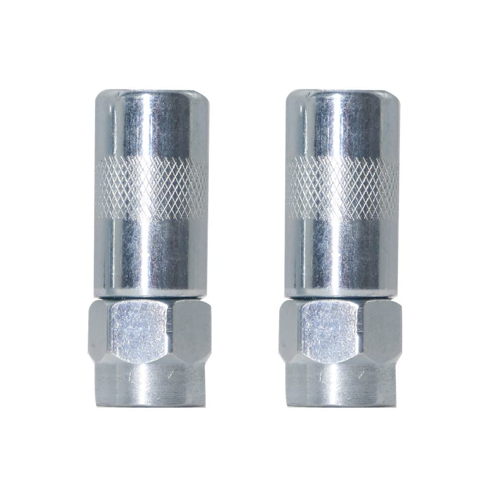 HANTUO - 2PCS Grease Gun Nozzle tip, Grease Nozzle Metal Replacement Grease tip Nozzle Fitting Nipple Grease Gun Lubrication Accessories, Steel Copper Grease Gun-picture-27