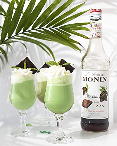 Image of Monin Chocolate Flavoured Syrup, Dark Brown, Medium, 700 ml
