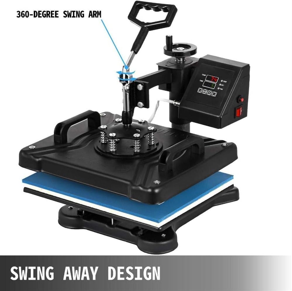 Máquina de prensado térmico multifuncional 5 en 1 digital miniatura 4