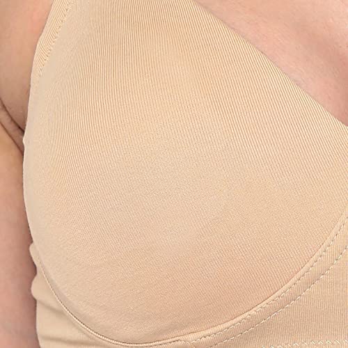 Image of Laavian Women's Cotton Non Padded Non-Wired Shaper T-Shirt Bra