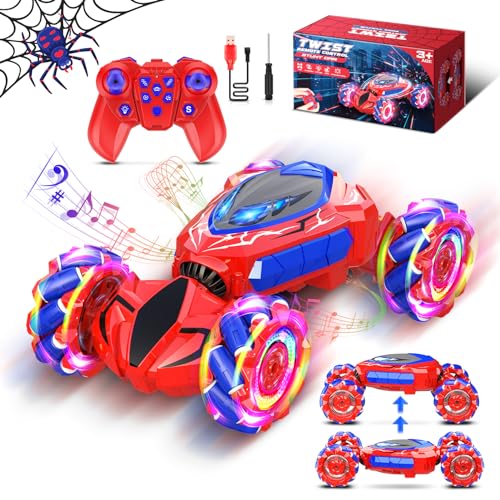 Dreamlandia Coche Teledirigido Spider, Juguetes Niños 3 4 5 6 7 8 9 10 Años Drift Coches Teledirigidos Para Niños Regalo Niño Niña 3-12 Año Dreamlandia Coche Teledirigido Spider, Juguetes Niños 3 4 5 6 7 8 9 10 Años Drift Coches Teledirigidos Para Niños Regalo Niño Niña 3-12 Año