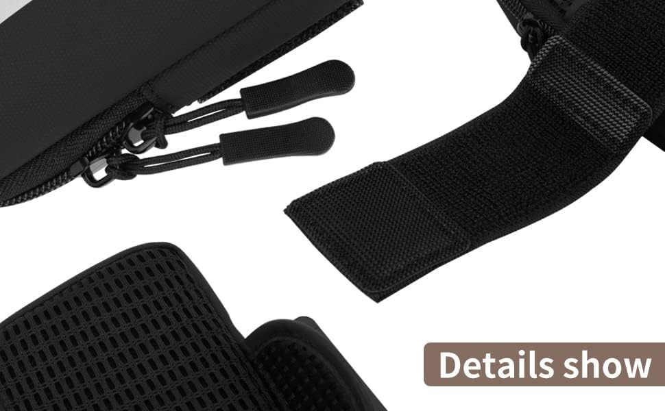 Miniatura 7 de Prime Comfort Brazalete para teléfono para correr, bandas para iPhone para ejercicio, bandas de brazo para correr para teléfono celular, monedero