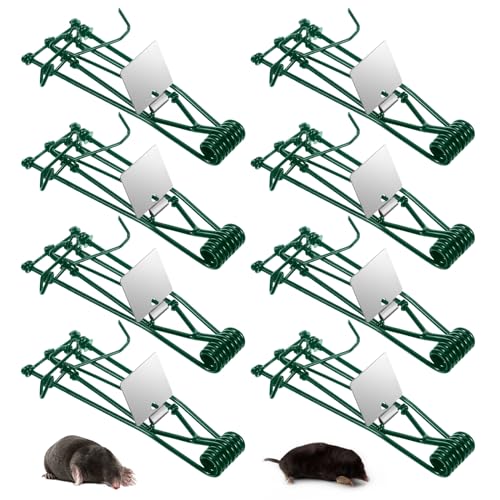 JahyElec Metal Mole & Gopher Trap - Reusable Tactical Mole Gopher Killer Outdoor Vole Traps for...