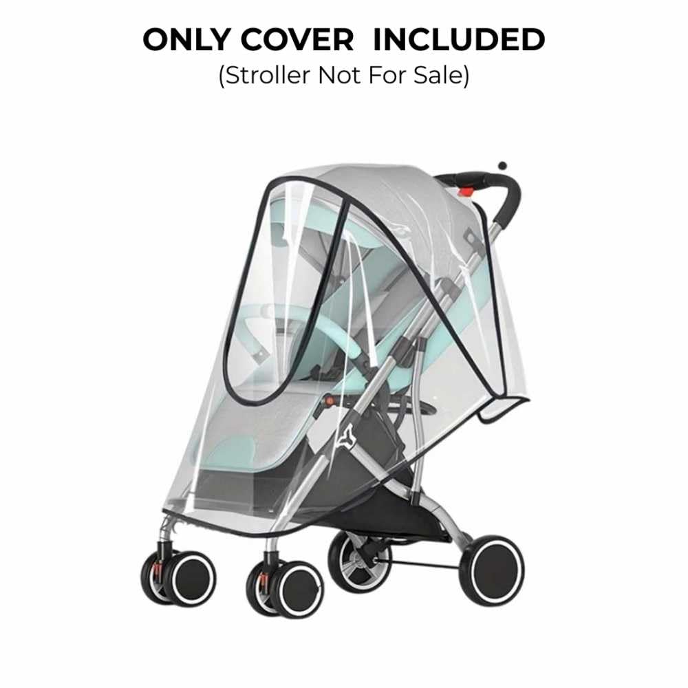Stroller Rain Cover Wind Rainproof Dustproof Ventilation EVA Material - Image 2 thumbnail