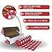 Neatiffy Disposable Plastic Table Cloth Roll | 54 in x 108 Ft Waterproof Tablecloth | Table Cover for Rectangle, Square, Round Oval Tables | Picnic, Party, Banquet, Birthdays, Weddings, Red Checkered