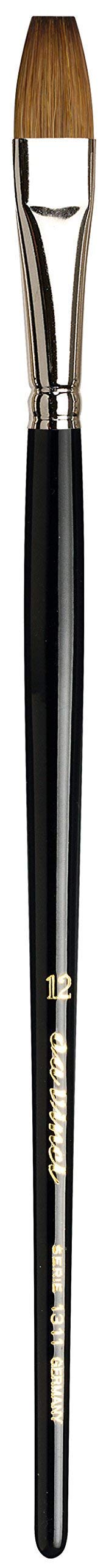 da Vinci Watercolor Series 1311 Maestro Paint Brush, One Stroke Flat Kolinsky Red Sable, Size 12 (1311-12)