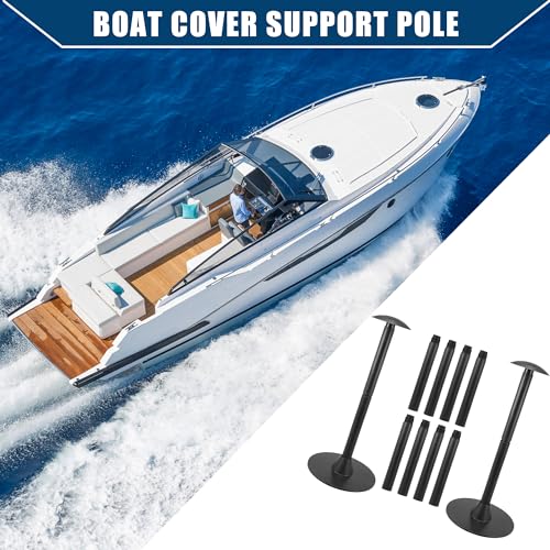 Hihaha Boat Cover Support Pole ABS Adjustable Height from 12" to 54" / 2Set - Image 3